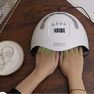 SUN X7 Upgraded 220W LED UV Nail Dryer Lamp Gel Polish Curing Light Manicure Kit